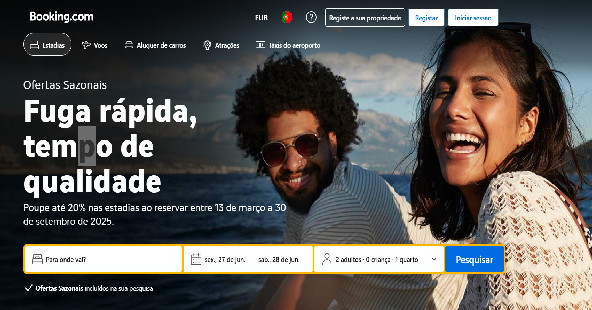 Booking Ofertas Sazonais